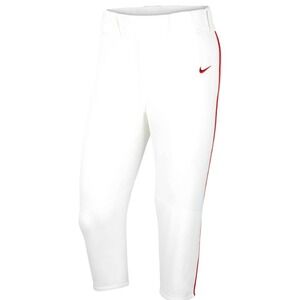 NIKE NWT Boys Large Vapor Select High Pipped Baseball Pants BQ6444-104 White Red
